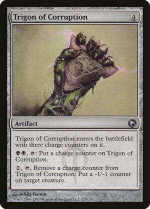 Trigon of Corruption - Scars of Mirrodin (som) 213