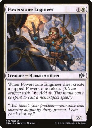 Powerstone Engineer - The Brothers' War (bro) 20 (Foil)