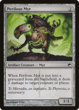 Perilous Myr - Scars of Mirrodin (som) 192 (Foil)