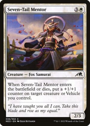 Seven-Tail Mentor - Kamigawa: Neon Dynasty (neo) 36