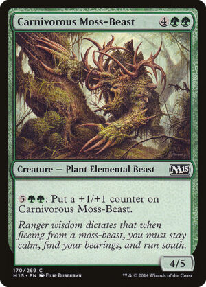 Carnivorous Moss-Beast - Magic 2015 (m15) 170