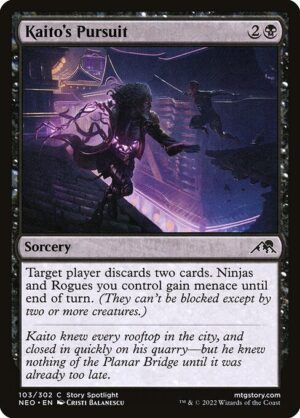 Kaito's Pursuit - Kamigawa: Neon Dynasty (neo) 103 (Foil)