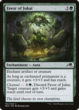 Favor of Jukai - Kamigawa: Neon Dynasty (neo) 184 (Foil)