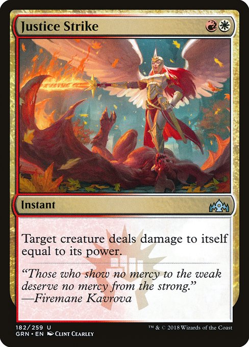Image: Justice Strike - Guilds of Ravnica (grn) 182