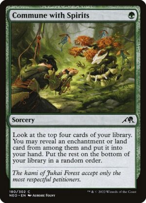 Commune with Spirits - Kamigawa: Neon Dynasty (neo) 180 (Foil)