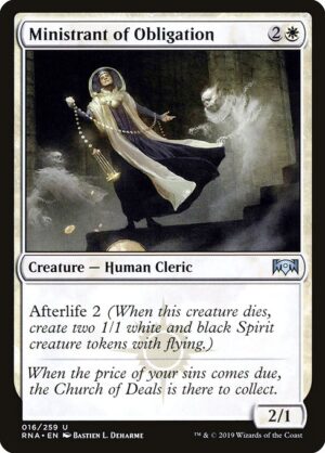 Ministrant of Obligation - Ravnica Allegiance (rna) 16