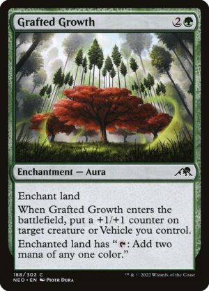 Grafted Growth - Kamigawa: Neon Dynasty (neo) 188 (Foil)