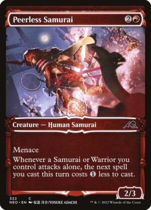 Peerless Samurai - Kamigawa: Neon Dynasty (neo) 322