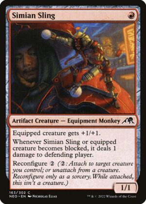 Simian Sling - Kamigawa: Neon Dynasty (neo) 163