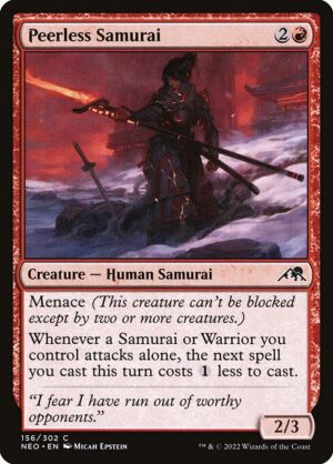 Peerless Samurai - Kamigawa: Neon Dynasty (neo) 156