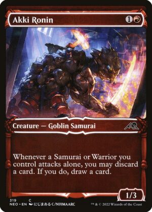 Akki Ronin - Kamigawa: Neon Dynasty (neo) 319 (Foil)