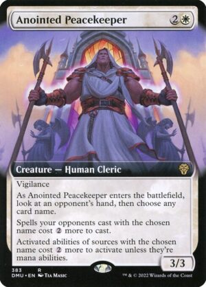 Anointed Peacekeeper - Dominaria United (DMU) #383