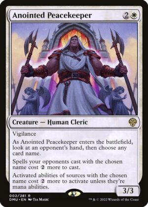 Anointed Peacekeeper - Dominaria United (DMU) #2 (Foil)