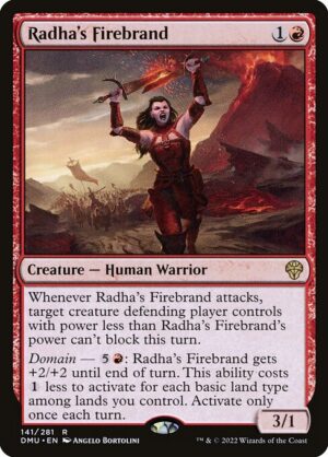 Radha's Firebrand - Dominaria United (DMU) #141 (Foil)