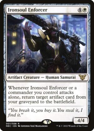 Ironsoul Enforcer - Neon Dynasty Commander (NEC) #7