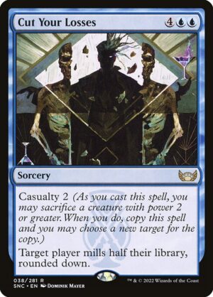 Cut Your Losses - Streets of New Capenna (SNC) #38 (Foil)