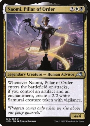 Naomi, Pillar of Order - Kamigawa: Neon Dynasty (NEO) #229 (Foil)