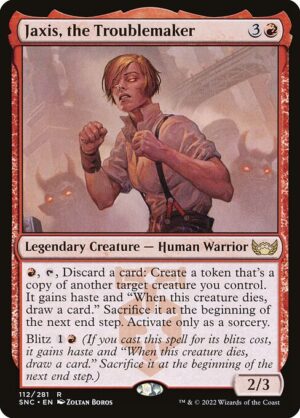 Jaxis, the Troublemaker - Streets of New Capenna (SNC) #112 (Foil)