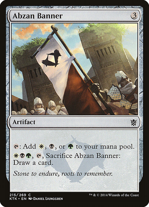 Image: Abzan Banner - Khans of Tarkir (KTK) #215