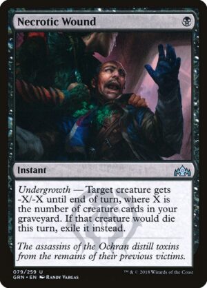 Necrotic Wound - Guilds of Ravnica (GRN) #79
