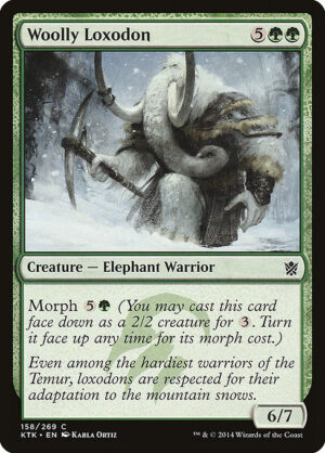 Woolly Loxodon - Khans of Tarkir (KTK) #158