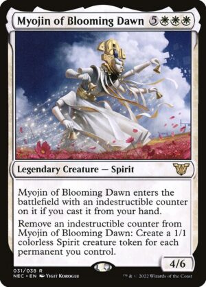 Myojin of Blooming Dawn - Neon Dynasty Commander (NEC) #31