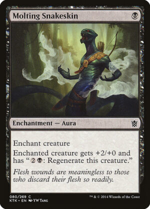 Molting Snakeskin - Khans of Tarkir (KTK) #80