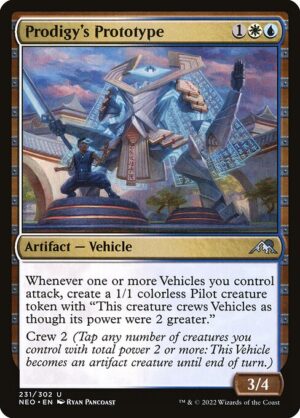Prodigy's Prototype - Kamigawa: Neon Dynasty (NEO) #231 (Foil)