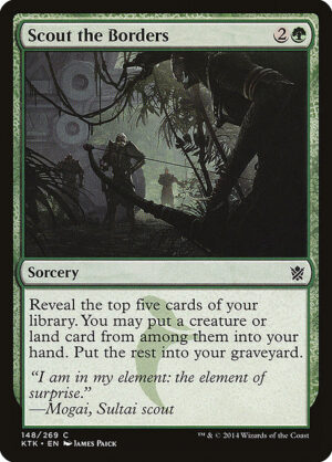 Scout the Borders - Khans of Tarkir (KTK) #148