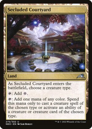Secluded Courtyard - Kamigawa: Neon Dynasty (NEO) #275