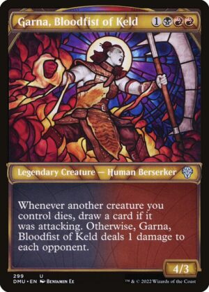 Garna, Bloodfist of Keld - Dominaria United (DMU) #299 (Foil)