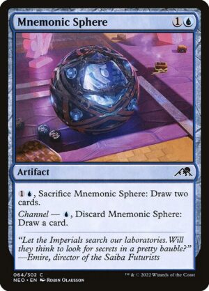 Mnemonic Sphere - Kamigawa: Neon Dynasty (NEO) #64 (Foil)