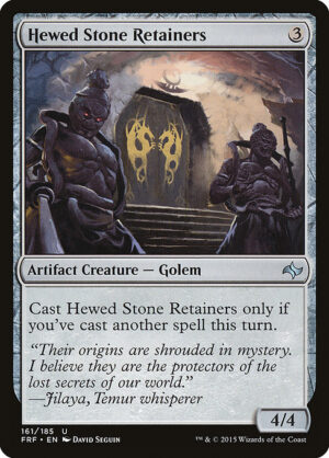 Hewed Stone Retainers - Fate Reforged (FRF) #161