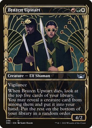 Brazen Upstart - Streets of New Capenna (SNC) #296 (Foil)