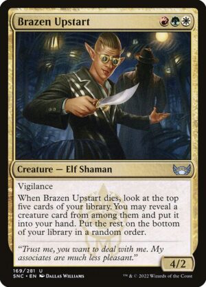 Brazen Upstart - Streets of New Capenna (SNC) #169