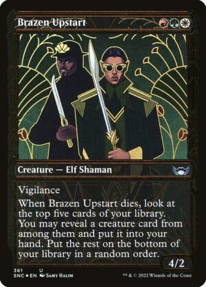 Brazen Upstart - Streets of New Capenna (SNC) #361 (Foil)