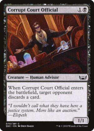 Corrupt Court Official - Streets of New Capenna (SNC) #70