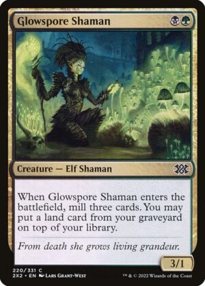 Glowspore Shaman - Double Masters 2022 (2X2) #220