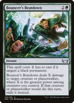 Bouncer's Beatdown - Streets of New Capenna (SNC) #135 (Foil)