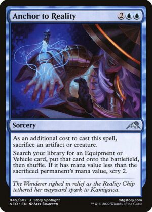 Anchor to Reality - Kamigawa: Neon Dynasty (NEO) #45 (Foil)
