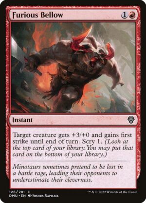 Furious Bellow - Dominaria United (DMU) #126 (Foil)