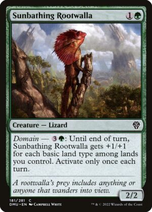 Sunbathing Rootwalla - Dominaria United (DMU) #181