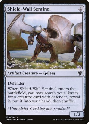 Shield-Wall Sentinel - Dominaria United (DMU) #238 (Foil)