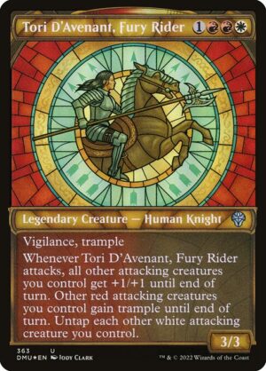 Tori D'Avenant, Fury Rider - Dominaria United (DMU) #363 (Foil)