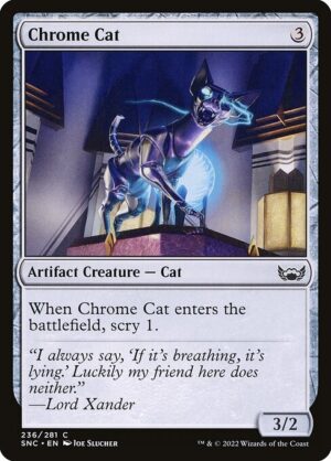 Chrome Cat - Streets of New Capenna (SNC) #236