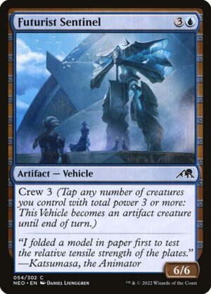 Futurist Sentinel - Kamigawa: Neon Dynasty (NEO) #54 (Foil)