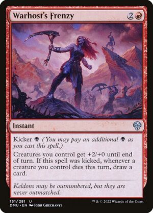 Warhost's Frenzy - Dominaria United (DMU) #151