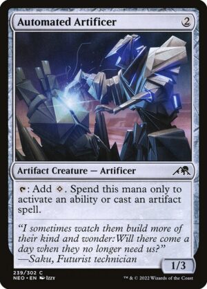 Automated Artificer - Kamigawa: Neon Dynasty (NEO) #239 (Foil)