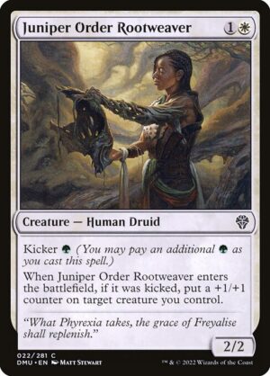Juniper Order Rootweaver - Dominaria United (DMU) #22 (Foil)