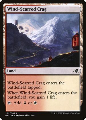 Wind-Scarred Crag - Kamigawa: Neon Dynasty (NEO) #282 (Foil)